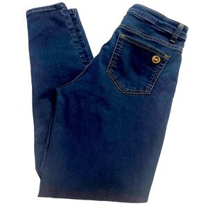 MICHAEL KORS Izzy Skinny Jeans Stretchy Women’s Size 8 Dark Wash FAST SHIPPING